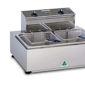 Roband F111 - 11L Electric Benchtop Fryer for Commercial Use
