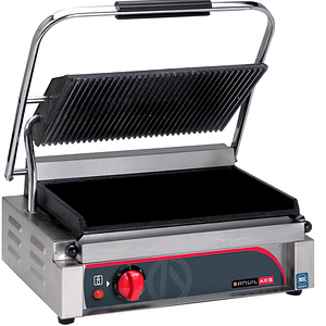 Anvil TSS2000 Panini Press Single Ribbed Top / Flat Bottom