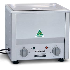 Roband BM1A Counter Top Hot Bain Marie, 1 x 1/2 size 100mm pan & lid
