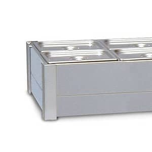 Roband BM26 Hot Bain Marie, 2 rows 6 x 1/2 size pans