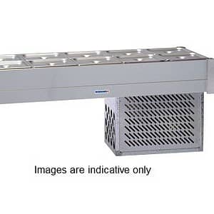 Roband BR23 Cold Bain Marie, 2 rows 3 x 1/2 size pans