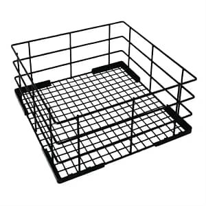 Vogue Wire High Sided Glass Basket - 180x350x350mm 7x13 3/4x13 3/4"
