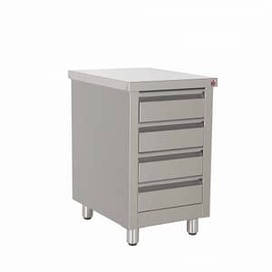 Inomak DCI0004 Stainless Steel Drawer Unit