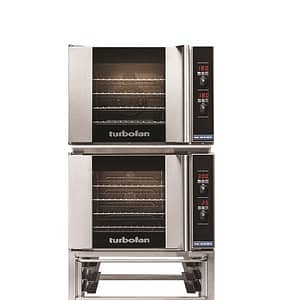 Turbofan E31D4-2C - 2x Full Size Convection Oven Double Stacked with Castor Base Stand