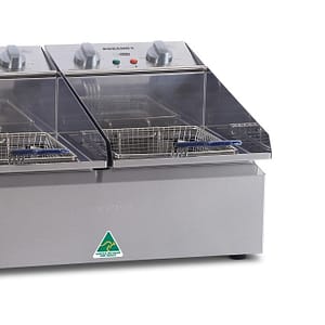 Roband FR25 - 2 x 5L Electric Frypod Bench Top Fryer, 2x 10A