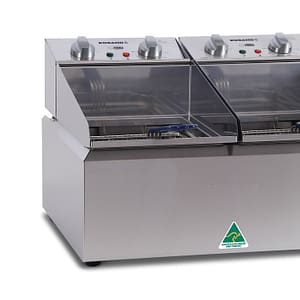 Roband FR28 - 2x 8L Electric Frypod Bench Top Fryer, 2 x 15A