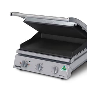 Roband GSA810ST Grill Station - 8 Slices Smooth Plates | Teflon coated