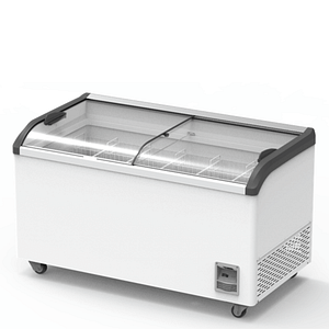 Thermaster Heavy Duty Supermarket Glass Sliding Lid Freezers 477L - SD-506K
