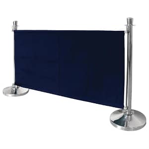 Bolero Dark Blue Banner with St/St Fixings