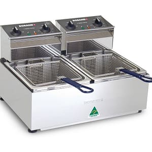 ROBAND F28 Double Pan Counter Top Electric Deep Fryer