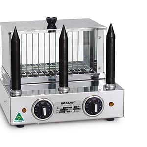 Roband M3T Hot Dog Machine & Bun Warmer 3 Teflon Spikes