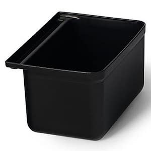Kitchen Knock Container – Black Bin, Waste Management – 332x233x180mm