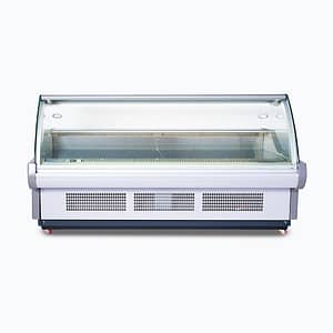 Bromic Deli Display Curved Glass 2580mm DD2500CG-NR