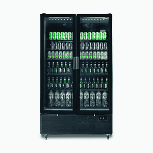 alt="Bromic Chiller GM1100B-NR - Black 1126L Upright Fridge"
