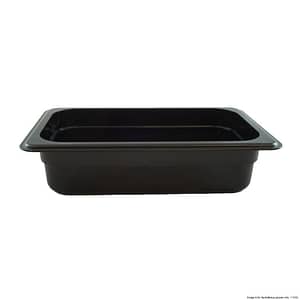 Food tek Black Poly 1/3 x 100 mm Gastronorm Pan - JW-P134B  (1 Pack)