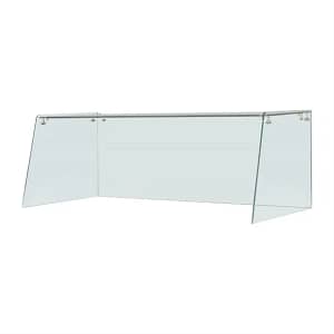 Straight Glass Sneeze Guard Assembly for 3 Door Counter UA018-A