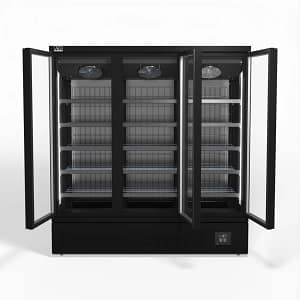 AG CSB1500 Supermarket Three Glass Doors Upright Display Fridge - 1539 Litre - KW Commercial Kitchen