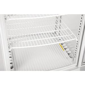 Polar C-Series Energy Efficient Curved Door Display Fridge White - 86Ltr - KW Commercial Kitchen