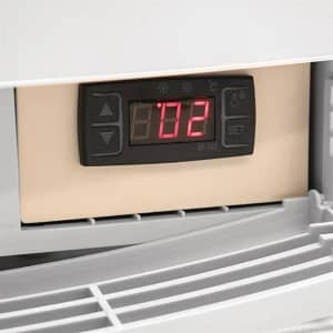 Polar C-Series Energy Efficient Curved Door Display Fridge White - 86Ltr - KW Commercial Kitchen