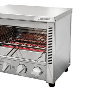 Woodson Toaster Griller W.GTQI4.CUB - Compact 4-Slice Commercial Griller