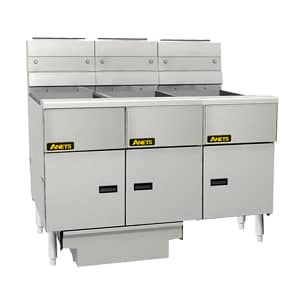 Anets FDAGG314R Goldenfry 3 Bank Fryer System with Advanced Filtration