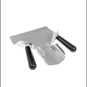 Kitchen Knock 390094 Stainless Steel Dual Handle Chip Scoop - 210mm.