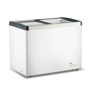 Thermaster WD336G Chest Freezer with Glass Sliding Lids