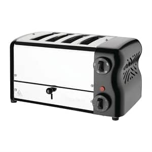 Rowlett Esprit 4 Slot Toaster - Jet Black - Energy-Saving Commercial Toaster