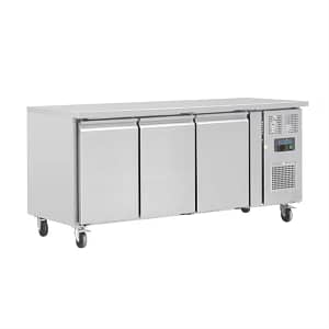 Polar U-Series Three Door Counter Fridge - 553Ltr - GN Compatible Refrigeration