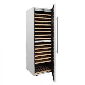 Polar GM629-A Dual Zone Wine Fridge – 180 Bottle Stainless Steel Commercial Unit