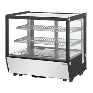 Polar G-Series 120L Counter Display Fridge – Square Glass Commercial Merchandiser