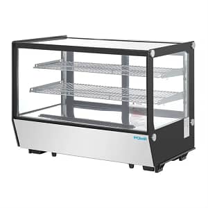 Polar G-Series 160L Counter Display Fridge – Square Glass Commercial Merchandiser