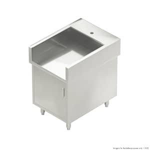 FED WCB8-0600 Stainless Steel Storage Cabinet with Splash Guard - 600mm