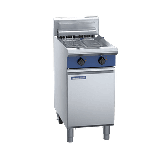 Blue Seal E44 – 450mm Twin Pan Electric Fryer with Mechanical Controls