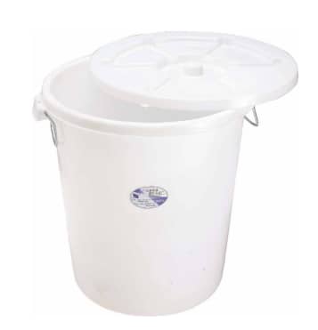 Kitchen Knock Food-Grade Plastic Lid – Secure, Hygienic Fit for 100L Bins (White)