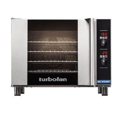 Turbofan E30M3 Electric Convection Oven with 3 x GN 1/1 Capacity and Safe-Touch Door – Ideal for Cafés & Commercial Kitchens