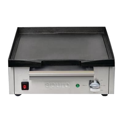Apuro Counter Top Electric Griddle - 385x280mm - Image 2