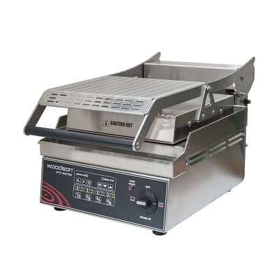 Woodson Pro-Series Contact Grill W.GPC61SC Single Plate for Commercial Kitchens