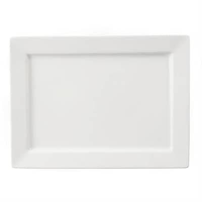 Olympia C362 Rectangular Porcelain Platter 400x295mm with 7.5L Capacity – Hotel Grade