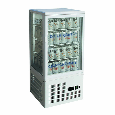 Thermaster TCBD78W Four-Sided Countertop Display Fridge – 78L Australia