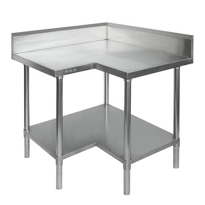 2NDs: Corner Workbench Splashback & Undershelf WBCB7-0900/A-NSW1763