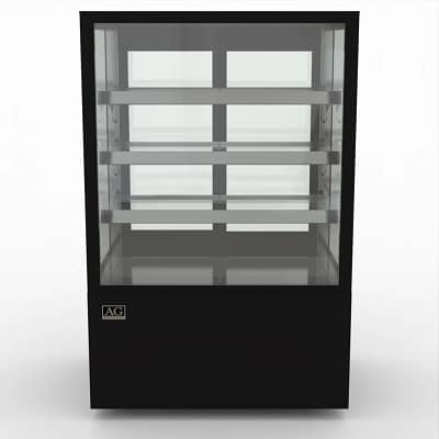 AG Equipment 900mm 4-Layer Food Display Fridge – LED Cake Showcase with Fog-Free Glass