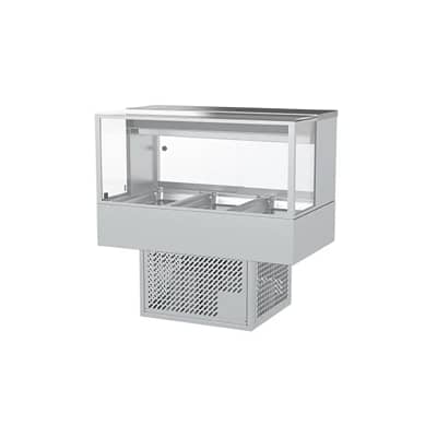 Woodson WR.CFSQ23 Cold Food Display – 3 Module Benchtop Salad Bar