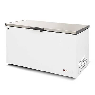 AG BD550S Chest Freezer Stainles Steel Top 450L