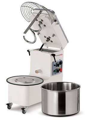 Mecnosud SMM1044 Tilting Head Spiral Mixer Front Angle View