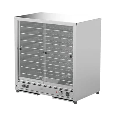 Woodson W.PIP200SFB pie display with glass sliding doors