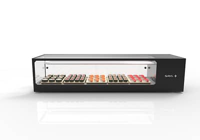 Sayl SDS1320 Logic Sushi Display 6 Pan Countertop Showcase Australia