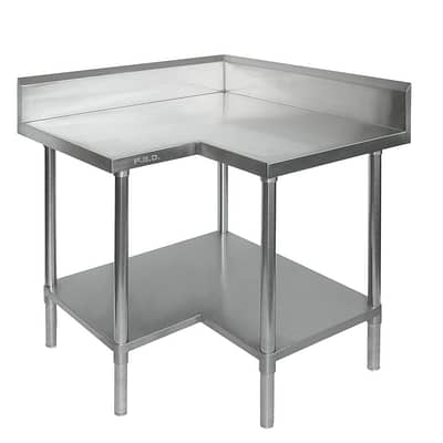 2NDs: Modular System Corner Workbench, 150mm Splashback & Undershelf WBCB6-0900/A-VIC513