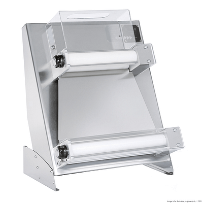 Prismafood DSA500RP Elite Series Pizza Dough Roller in Operation
