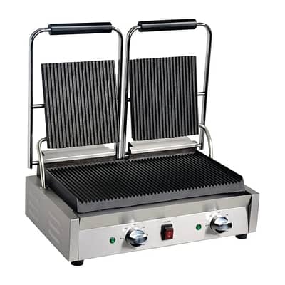 Apuro Bistro Double Ribbed Contact Grill (DY994-A)